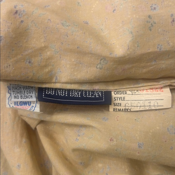 RARE Ralph Lauren Vintage Cotton Pleated Button Front Printed Skirt Size 10 - Picture 4 of 11